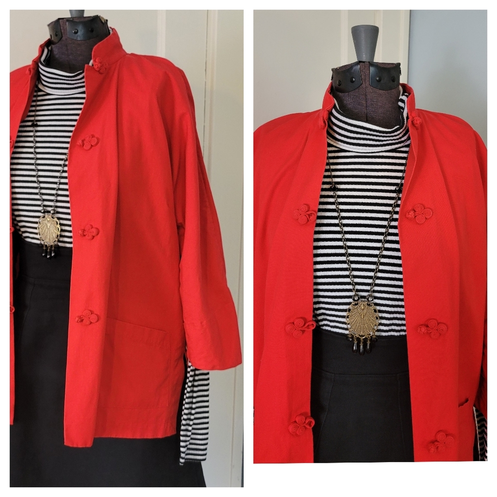 Vintage Peacock Cotton Jacket